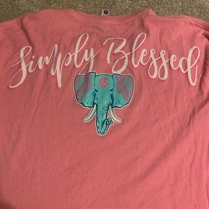 Simply Southern cropped tshirt